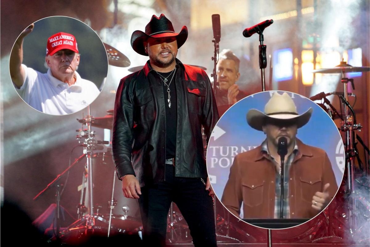 Jason Aldean Shares 'Amazing' Trump Story at Rally