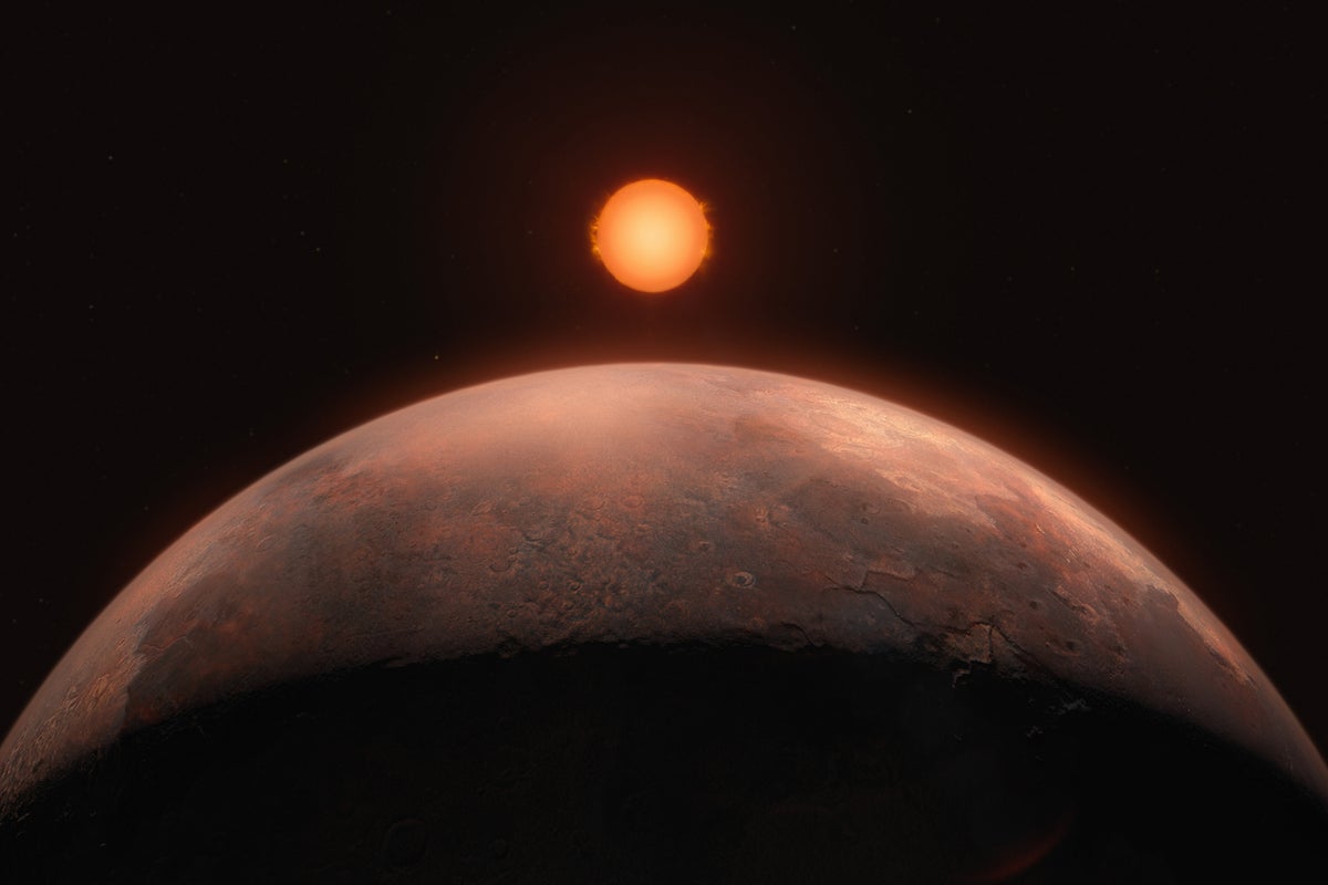 Astronomers Spot a ‘Super-Mars’ Exoplanet around Barnard’s Star