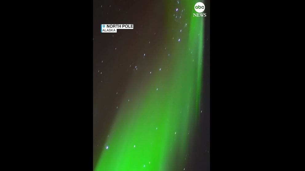 WATCH: Northern lights illuminate starry sky in Alaska