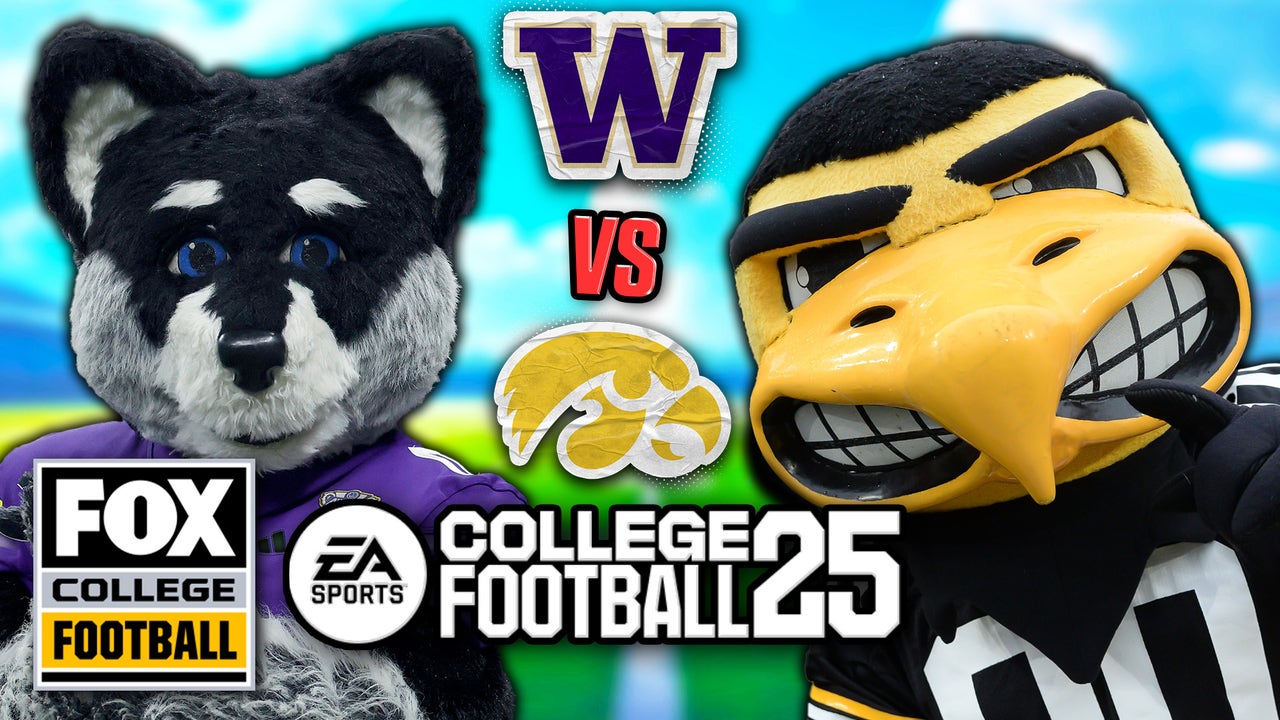 Washington vs. Iowa Big Noon Kickoff | College Football 25 Simulation