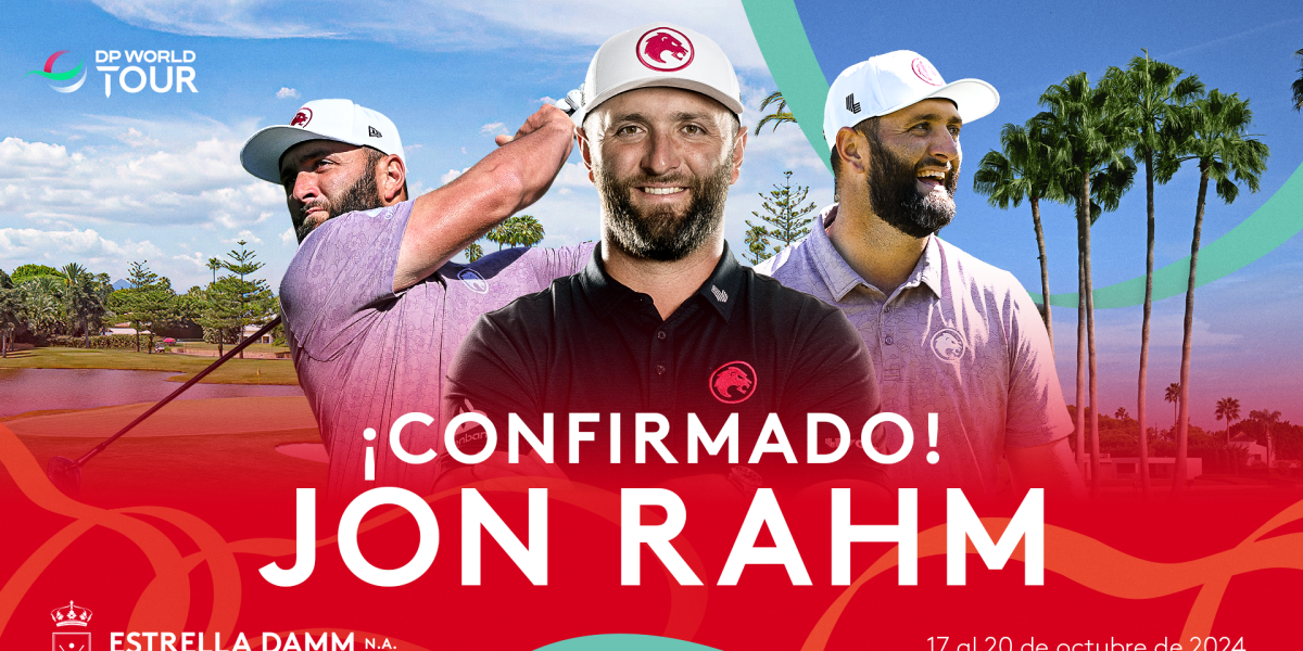 Jon Rahm confirma su participación en el Estrella Damm Andalucía Masters