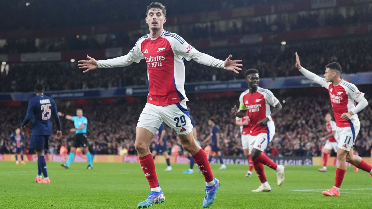 How Arsenal beat PSG: Havertz and Calafiori impress, Donnarumma shaky again