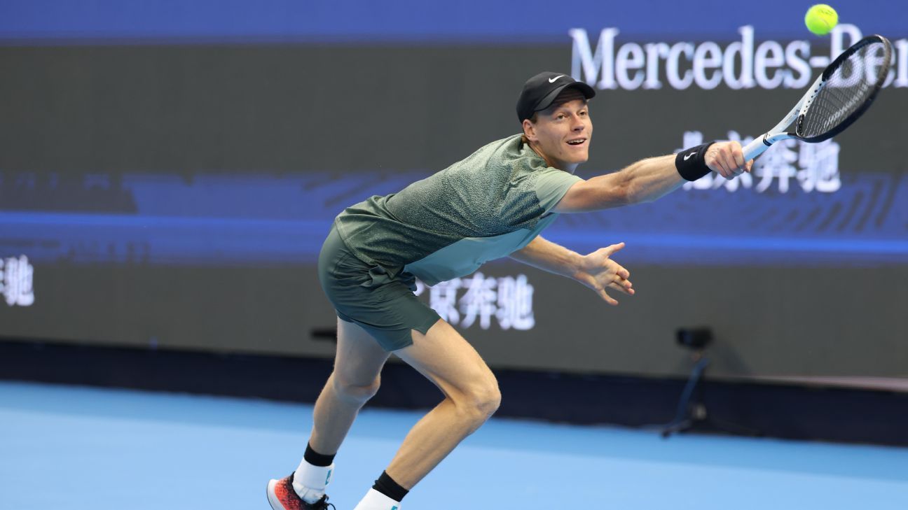 Sinner survives in Beijing; Fritz loses in Japan