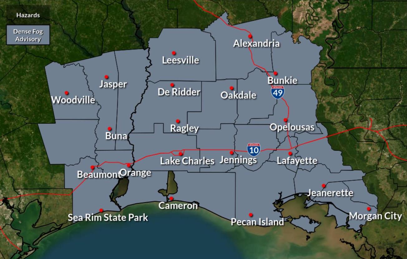 Texas and Louisiana Drivers Told To 'Slow Down' This Morning