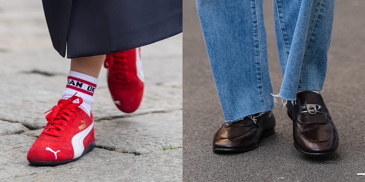 7 shoes that are in right now and 5 that are out, according to stylists and designers