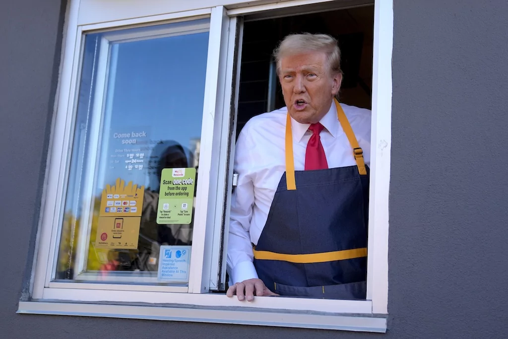 Trump’s McDonald’s visit hits a nerve