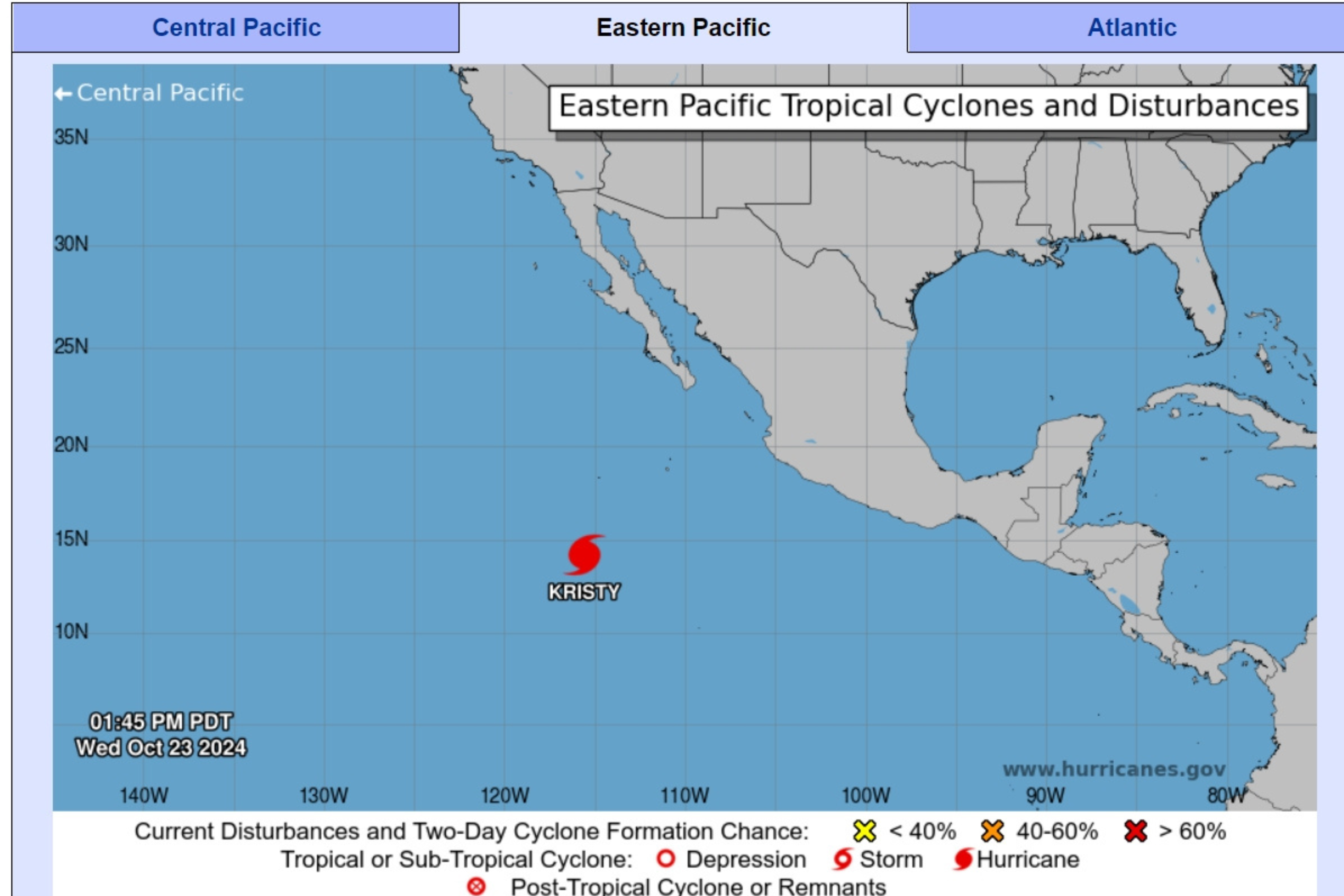 How Tropical Storm Nadine Became Hurricane Kristy in 72 Hours