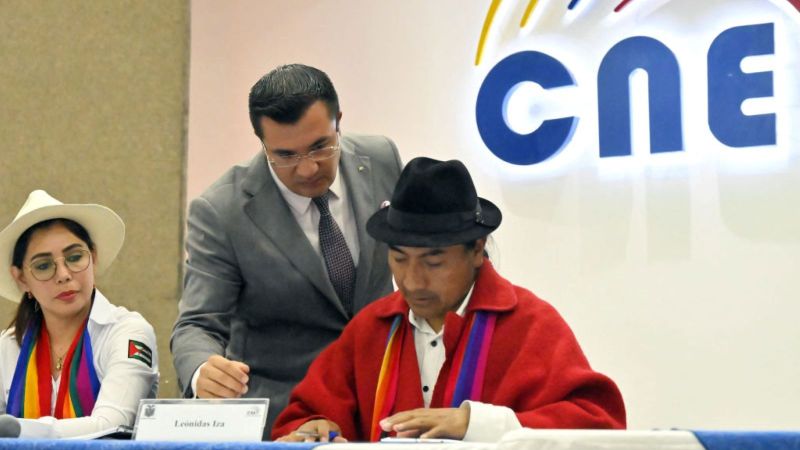 Estos son los 16 binomios presidenciales inscritos para las elecciones en Ecuador