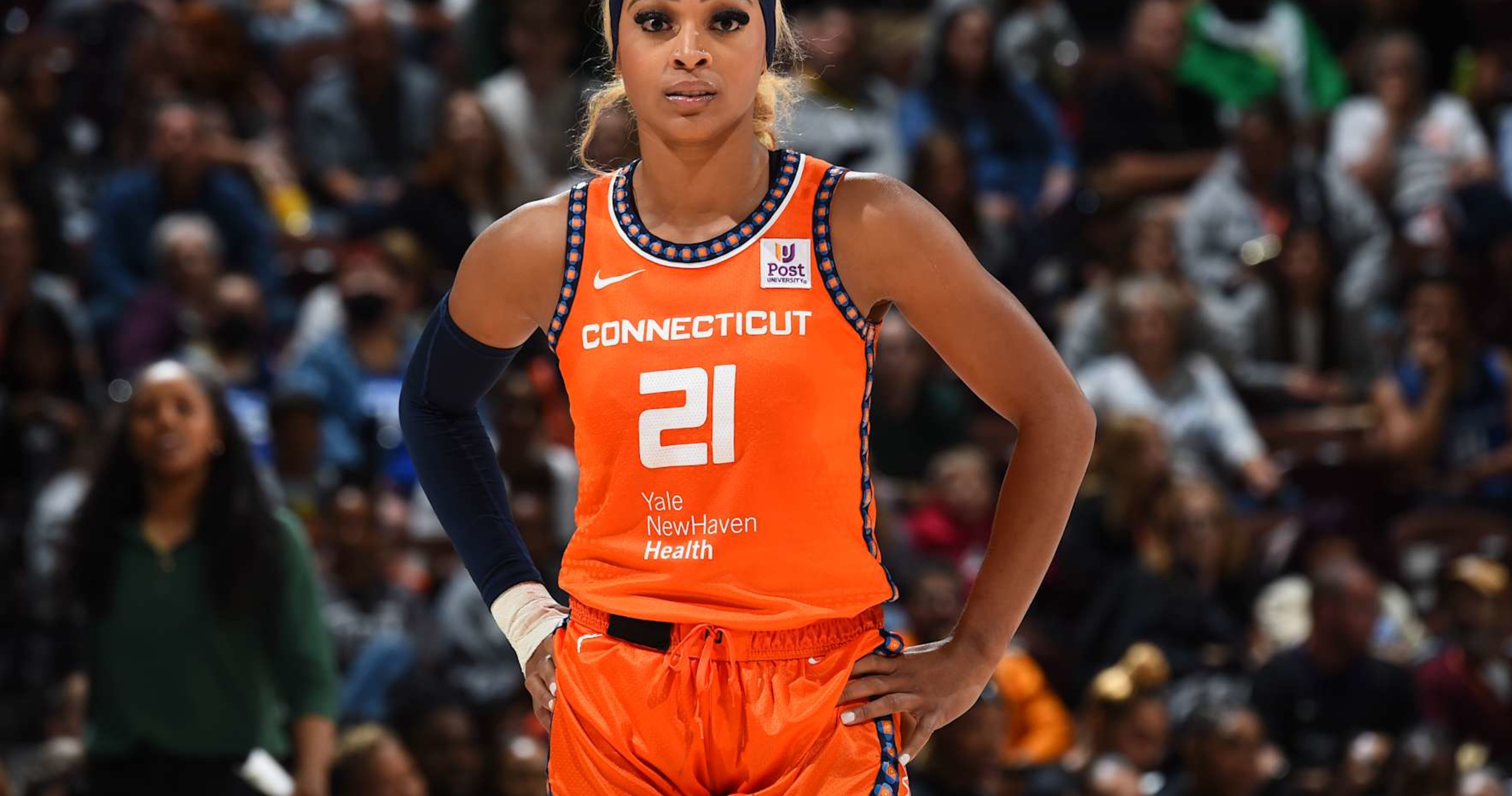 Sun's DiJonai Carrington Wins 2024 WNBA Most Improved Player Award over Dearica Hamby