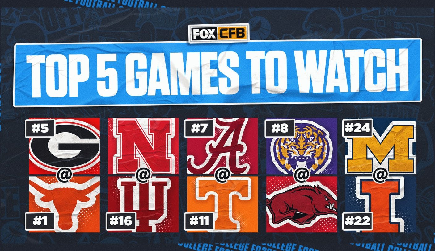 College football Week 8 preview: Five best games to watch this weekend