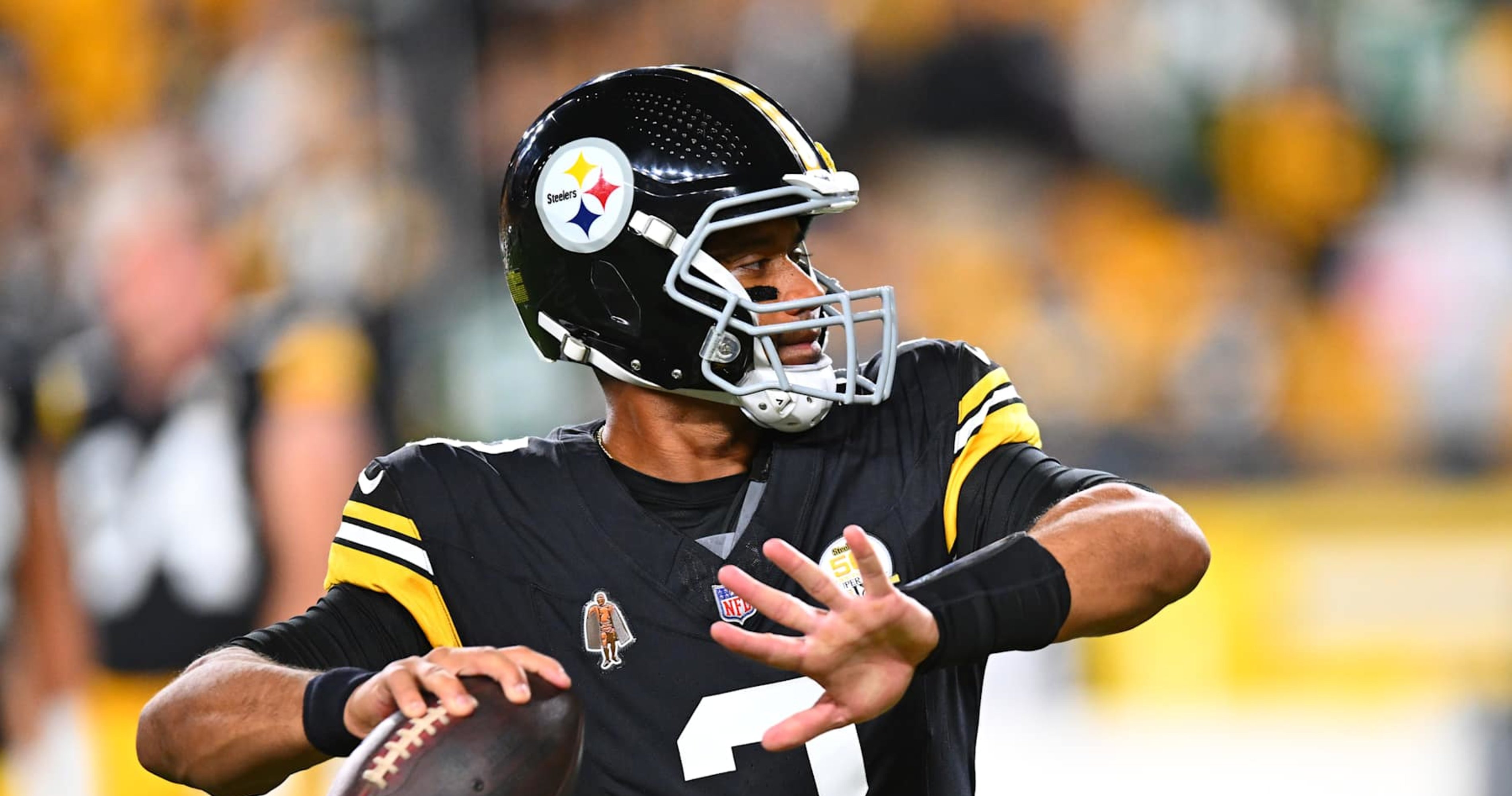 Video: Russell Wilson Talks Justin Fields Bond, Playing for Steelers HC Mike Tomlin