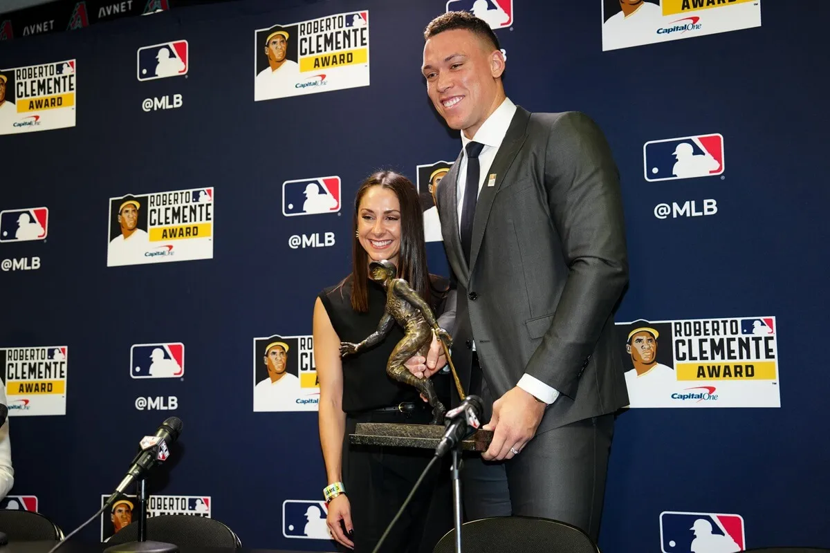 How Much Taller Is Yankees Star Aaron Judge Than His Wife Samantha Bracksieck?