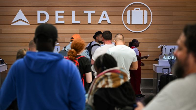 Delta sues CrowdStrike over software update that prompted mass flight disruptions