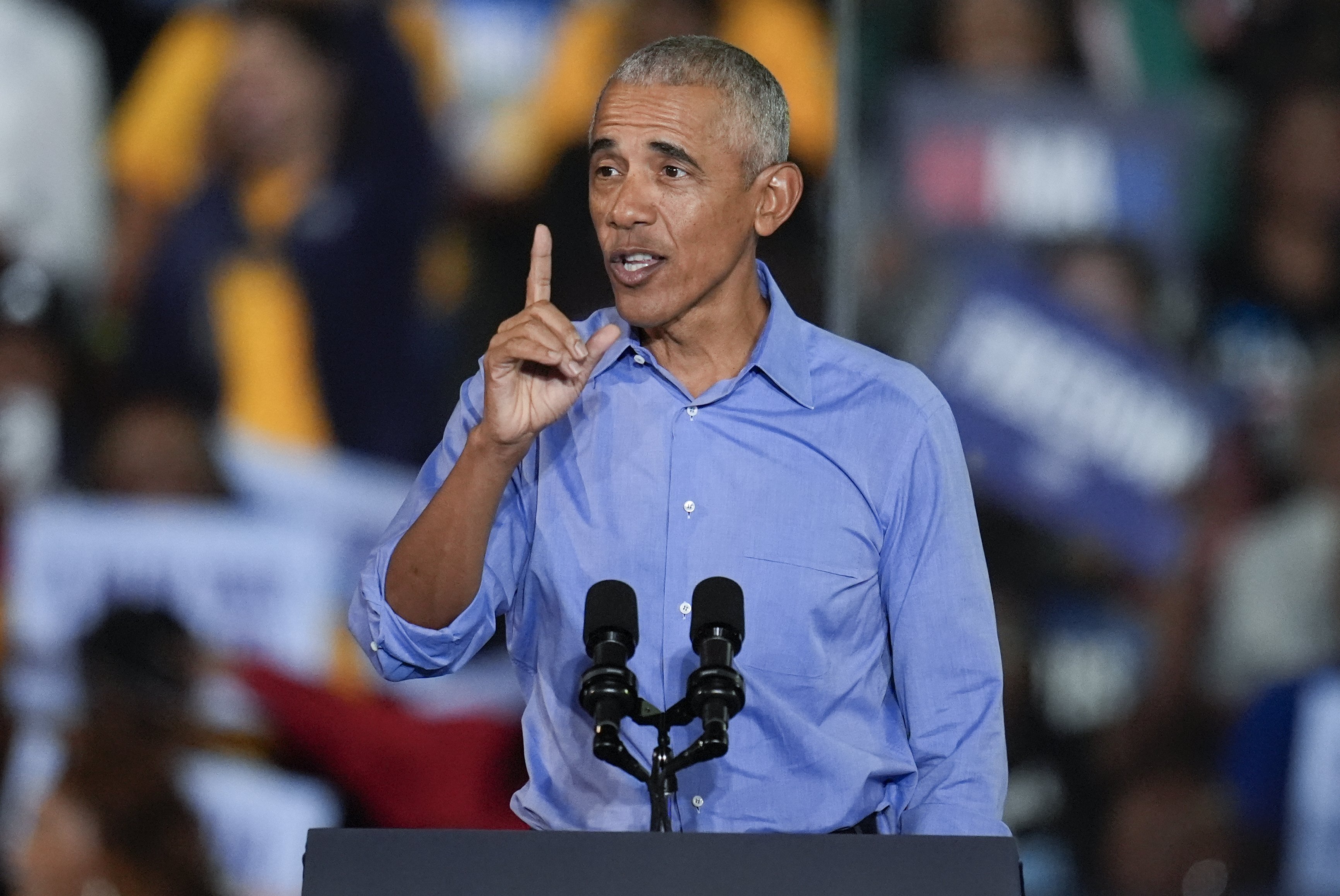 Barack Obama Tears Into 'Crazy' MAGA Candidates in Must-Win State