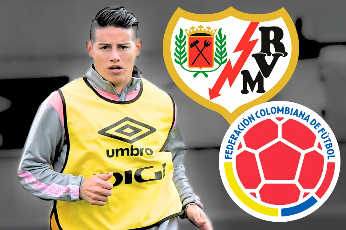 Molestia en Federación Colombiana de Fútbol por rumores sobre la lesión de James con Rayo Vallecano