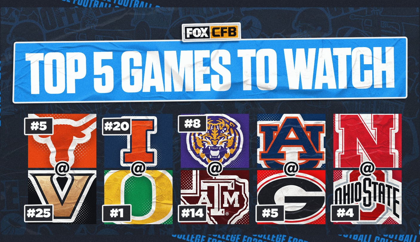 College football Week 9 preview: Five best games to watch this weekend