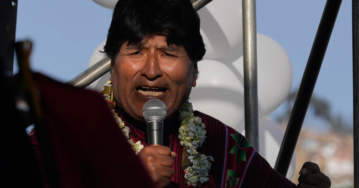 Former Bolivian president Morales claims he survived assassination attempt