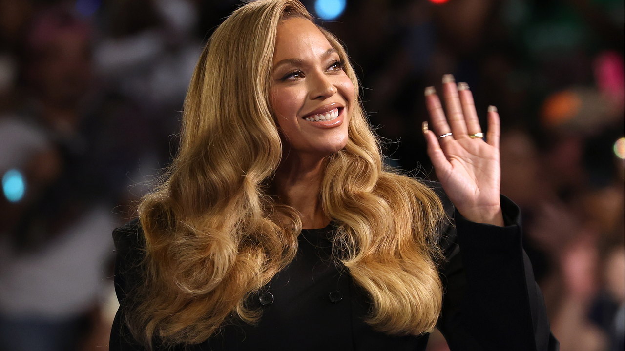 Beyoncé Proves Officecore Isn’t Going Anywhere At Kamala Harris Rally - Essence