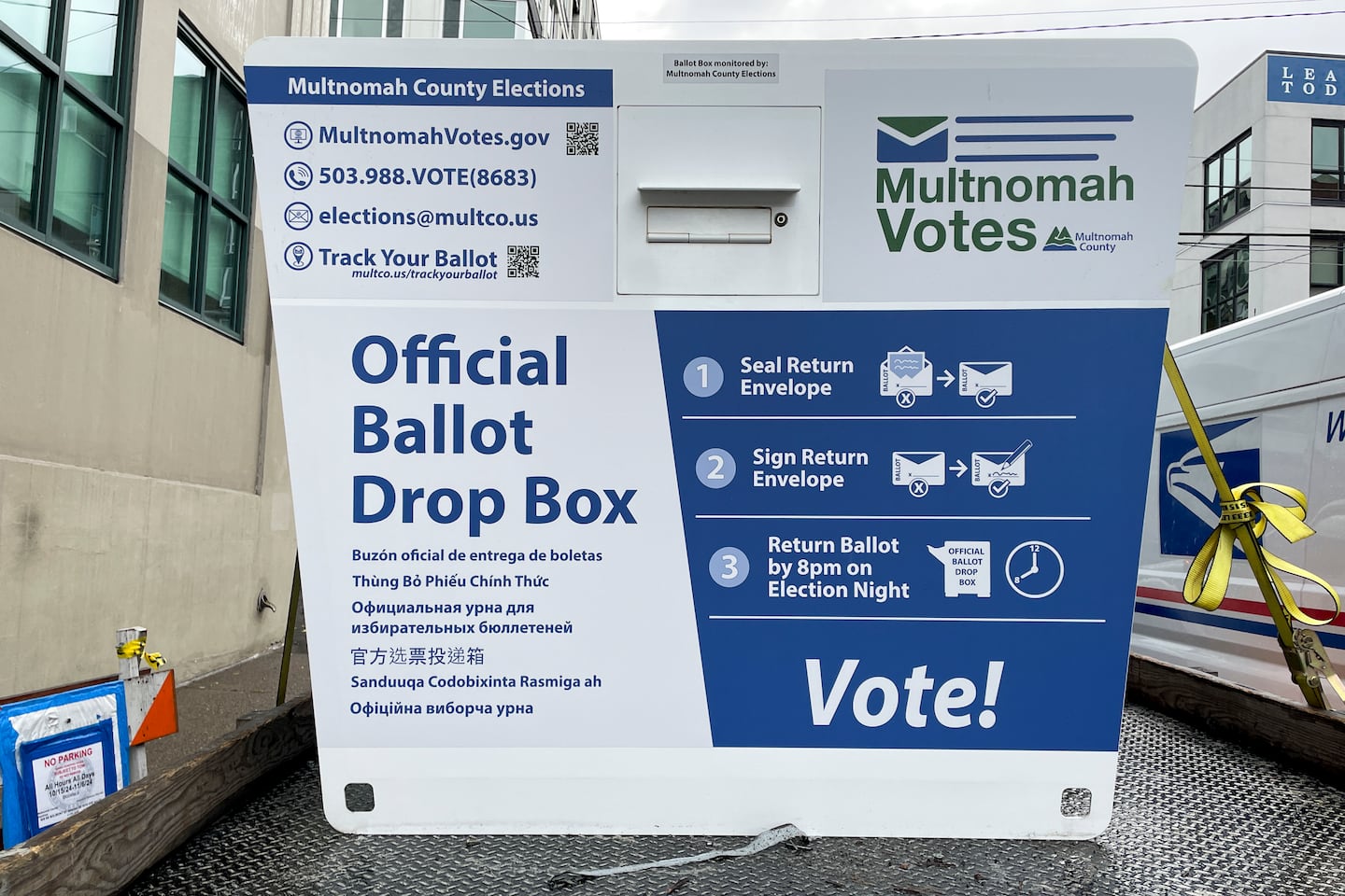 Ballot drop box fires rekindle concerns that election conspiracy theories are making them a target