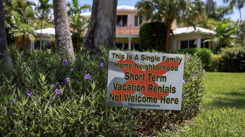 As the housing affordability crisis deepens, Airbnb and Vrbo face backlash