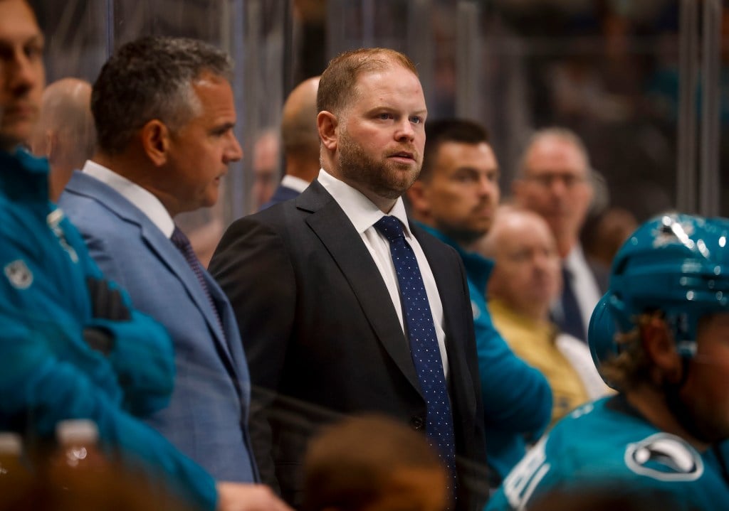 San Jose Sharks face Utah Hockey Club without Will Smith, Ty Dellandrea