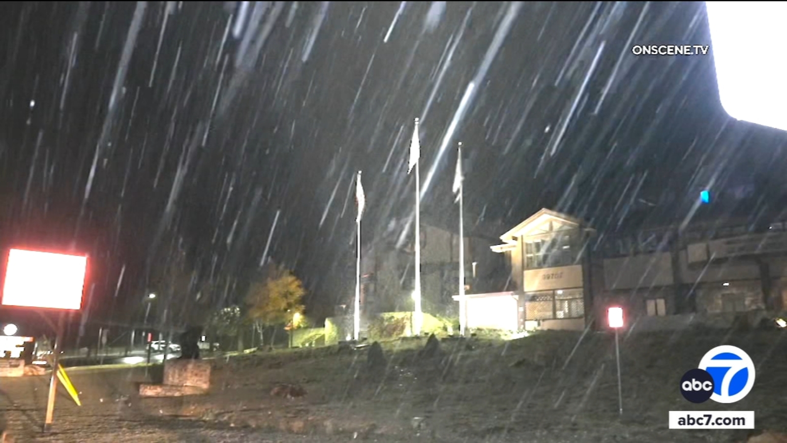 Higher elevations of San Bernardino Mountains get first snow of the season