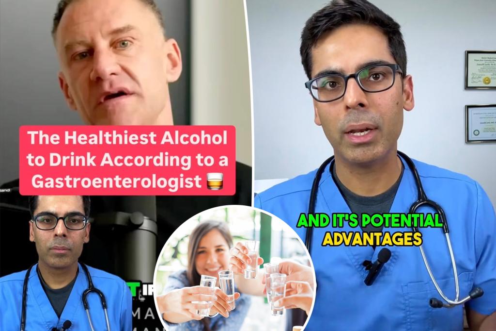 The healthiest type of alcohol, according to a GI doctor