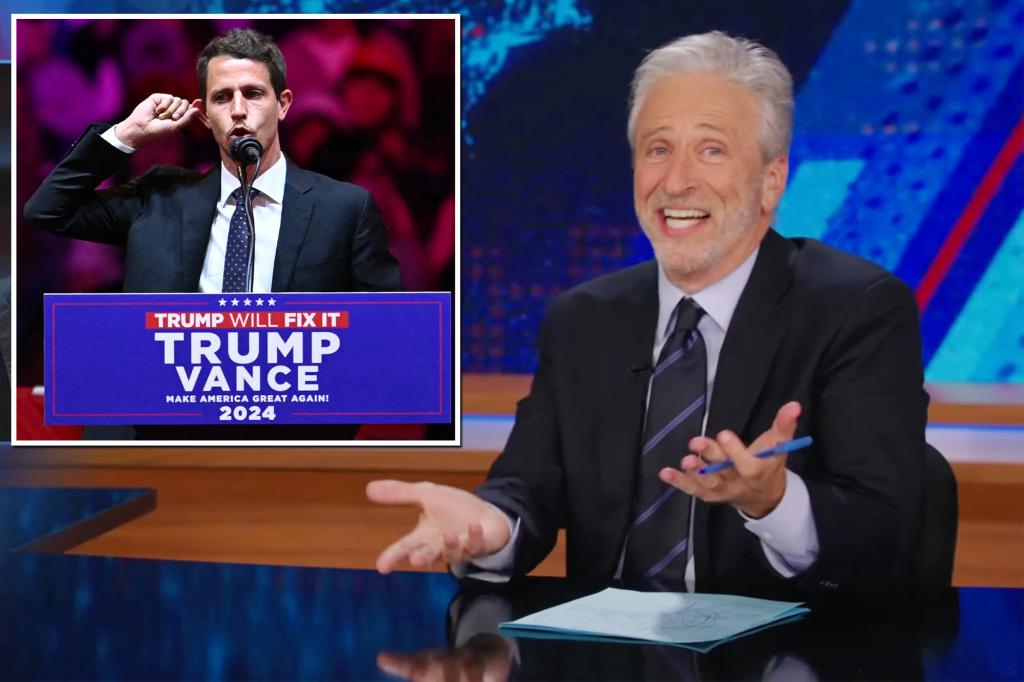 Jon Stewart defends Tony Hinchcliffe over MSG joke