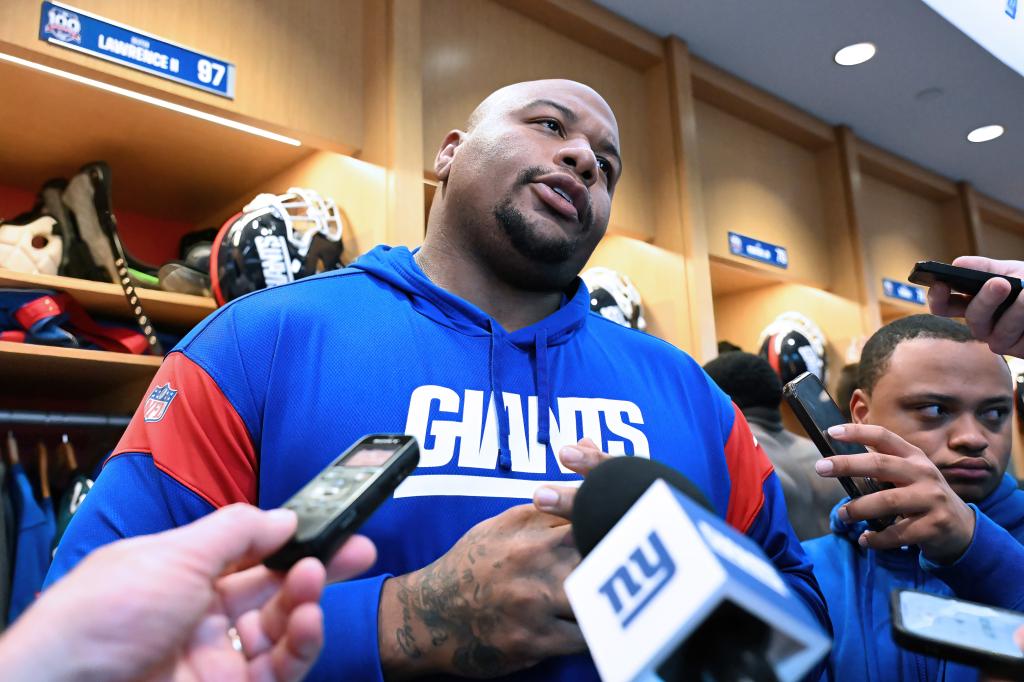 'Frustrated' Dexter Lawrence ready to dig in as Giants leader