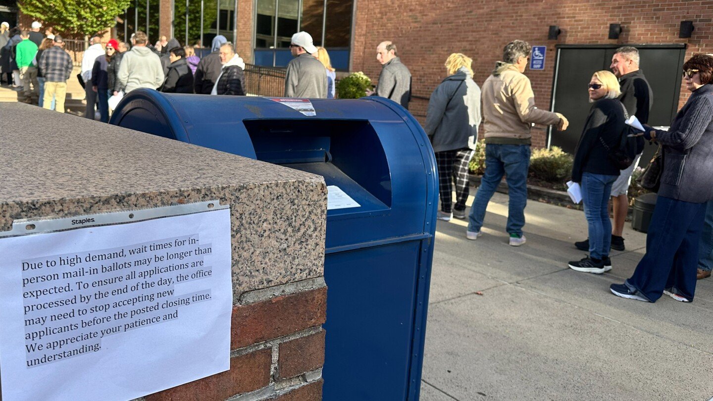 Judge extends early voting option in a suburban Philadelphia county after Trump's campaign sued