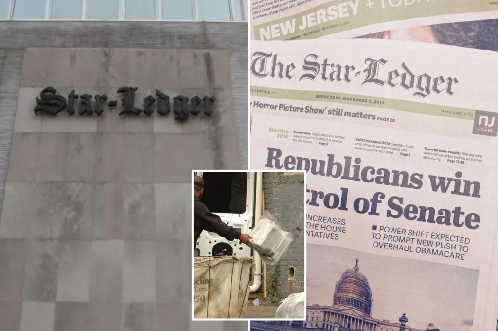 New Jersey Star-Ledger will end print edition in 2025