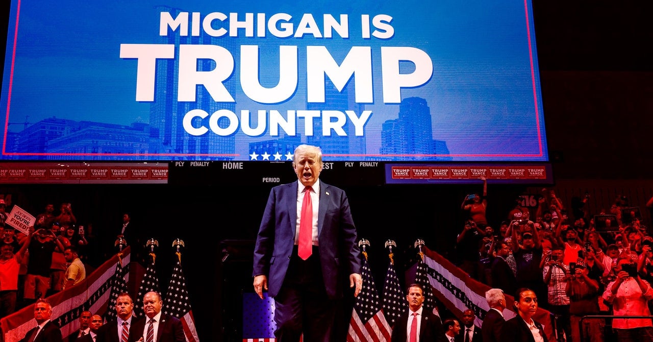 Donald Trump's Ground Game in Michigan Is Mostly Glitchy Apps and Vibes