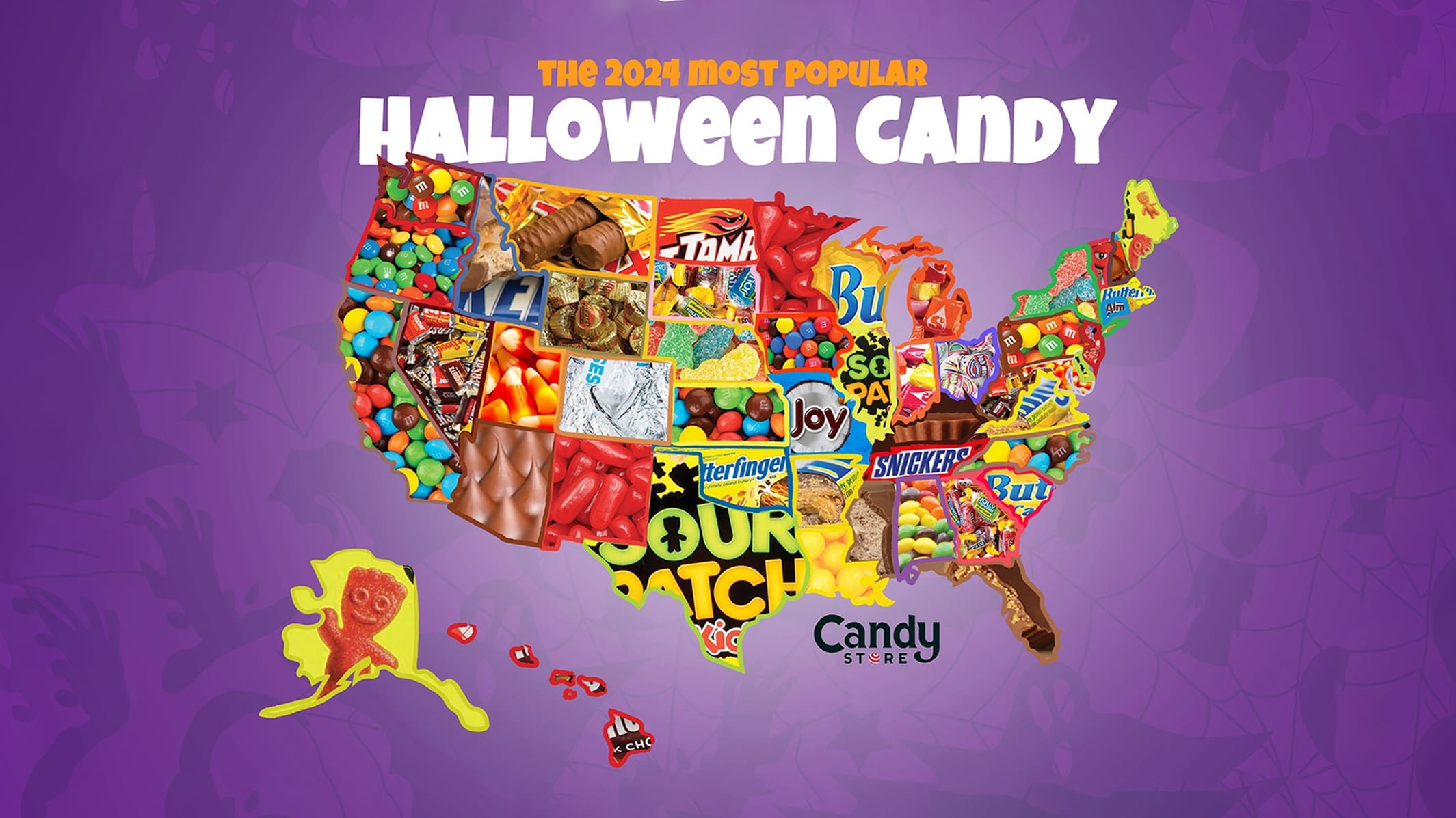 The Most Popular Halloween Candy By State, Mapped