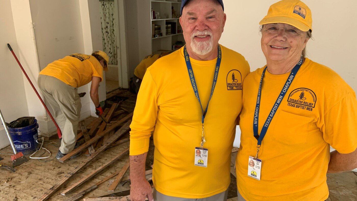 These missionaries have volunteered at a dozen disaster sites this year