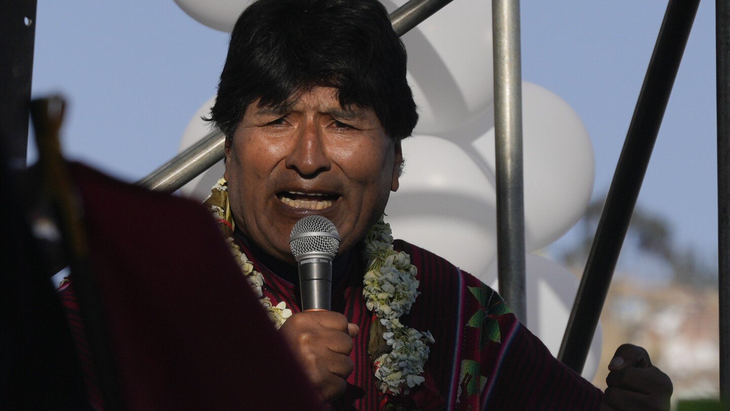 Bolivia's Morales claims his car was shot at in attempted assassination