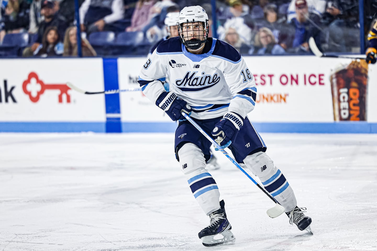 Taylor Makar hopes to make a sizable difference after transferring to Maine men’s hockey team