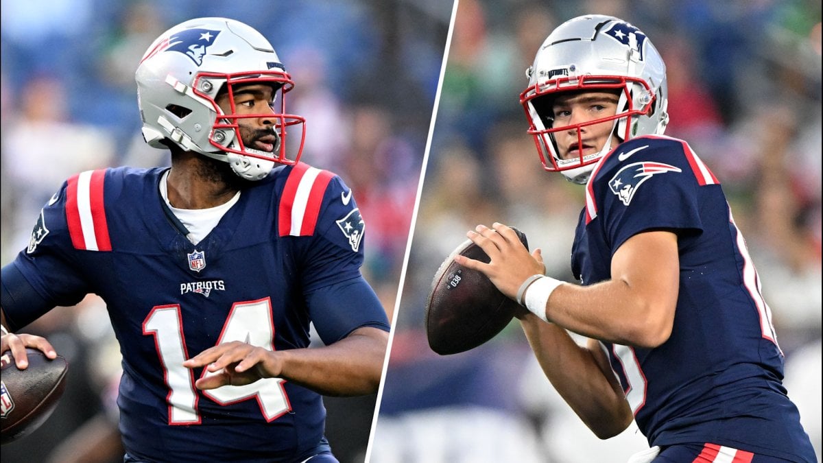 How Pats' chances of beating Titans change with Brissett vs. Maye