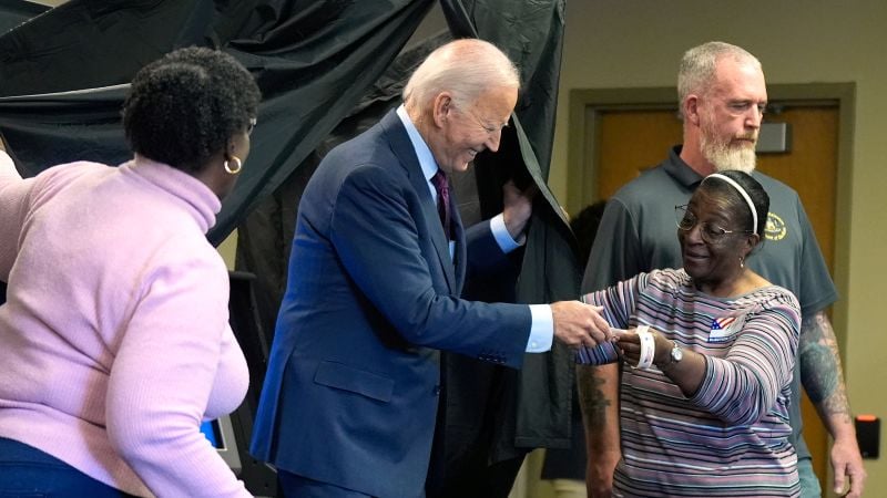 Biden casts a ballot he once wanted to be on