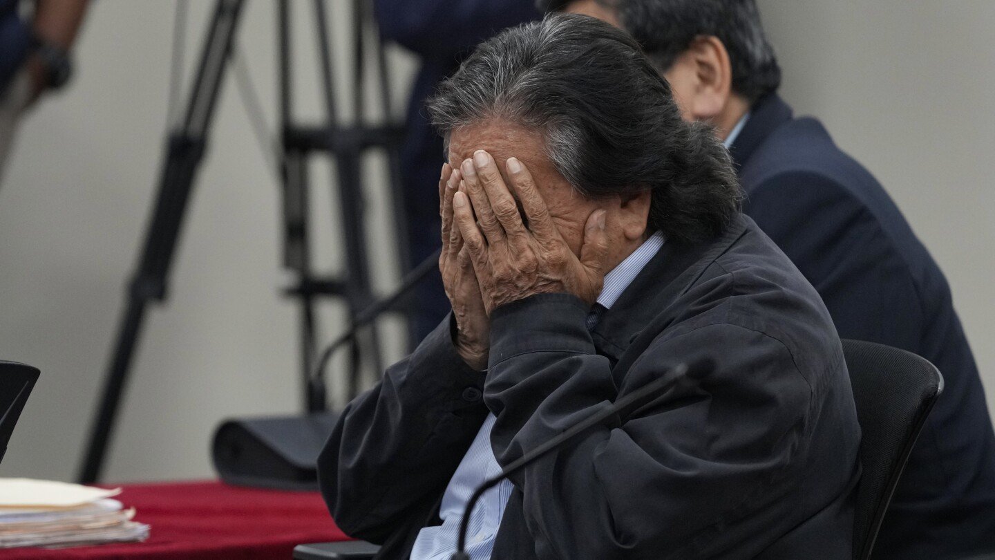 Peru’s ex-president Toledo gets more than 20 years in prison