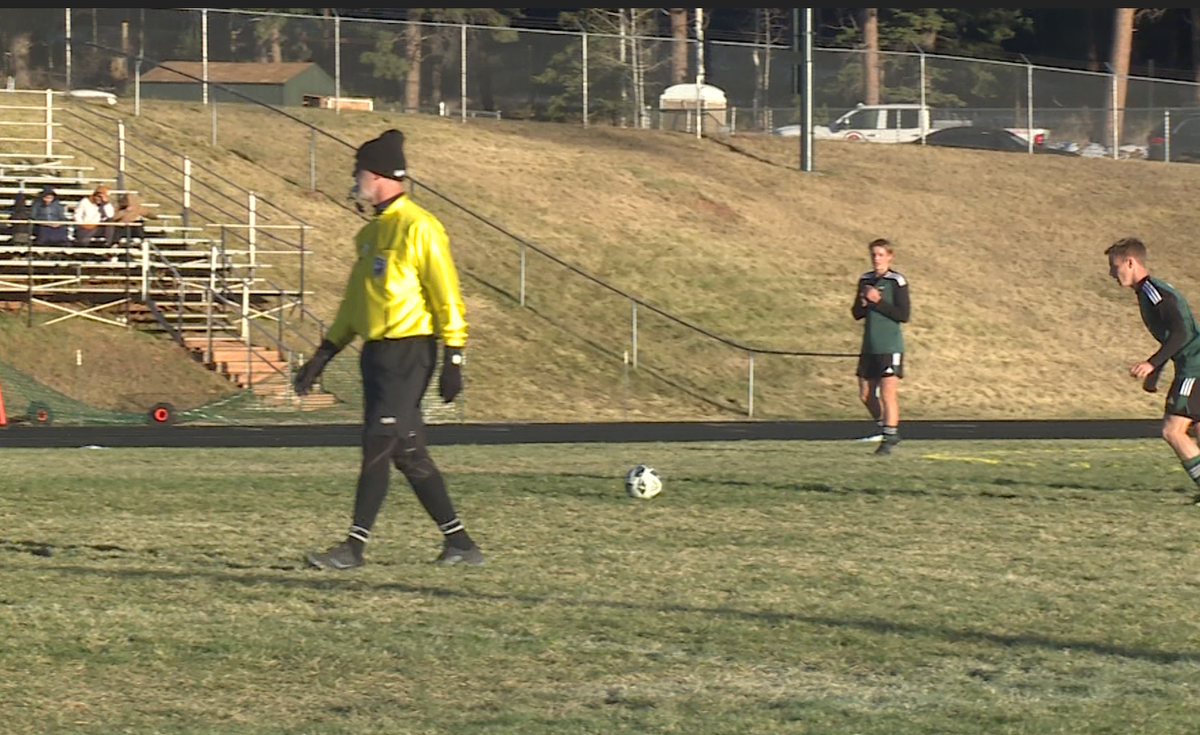 Woodland Park wins their first ever boys soccer playoff game