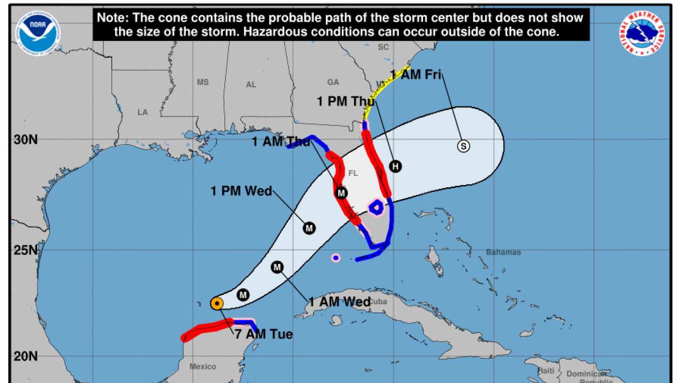 How to follow the latest local updates on Hurricane Milton