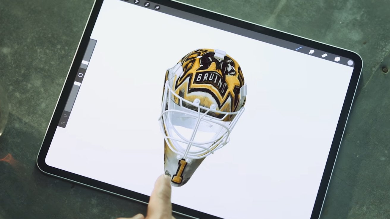 New 'Made on iPad' ad showcases how artists make NHL goalie masks