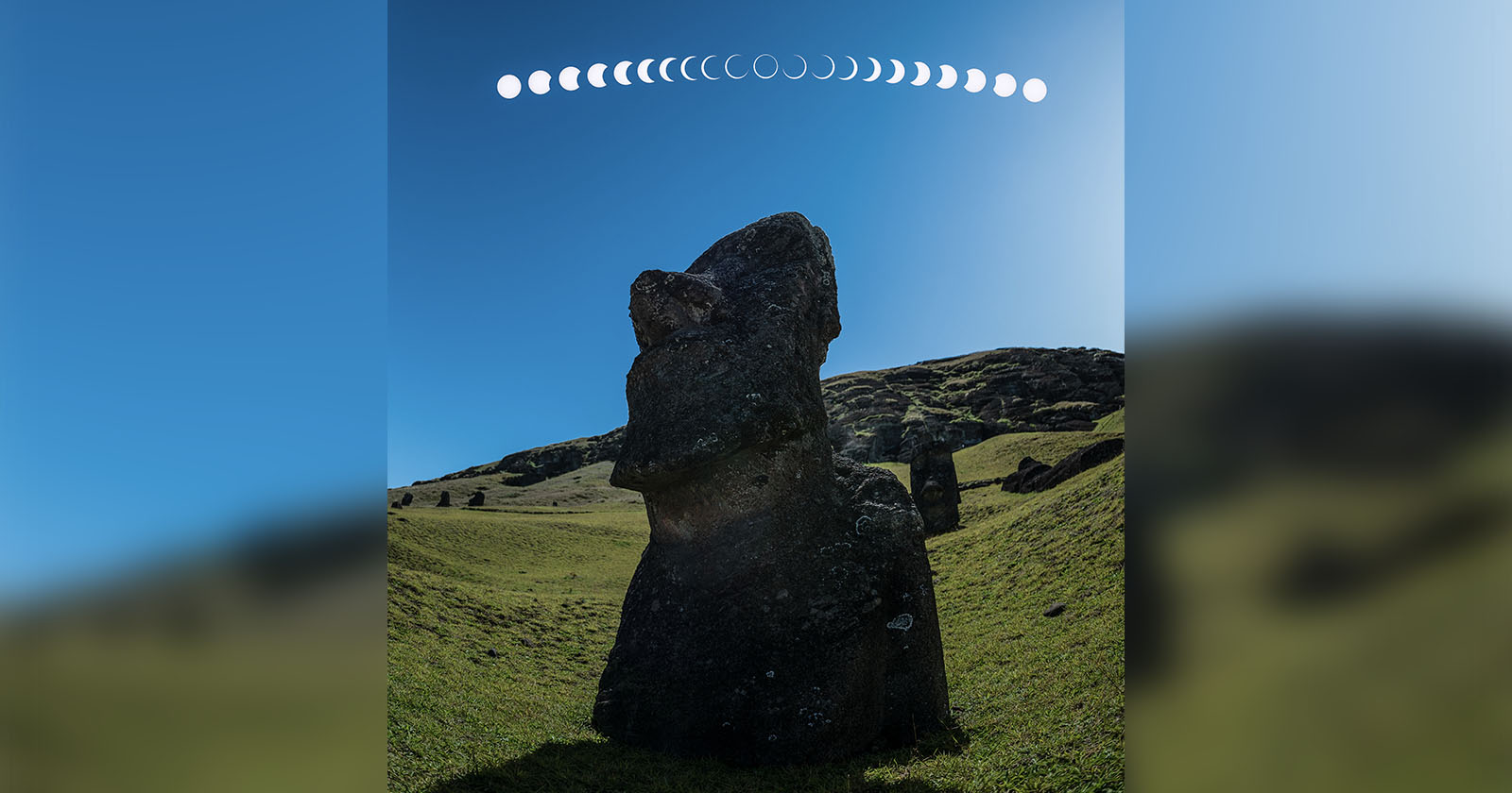 Photographer Captures ‘Ring of Fire’ Eclipse Above Easter Island Head