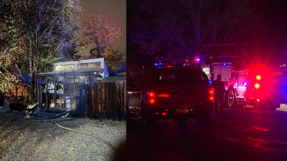 Shed fire threatens house, Colorado Springs Firefighters stop spread