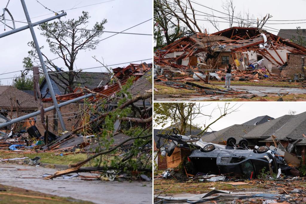 Severe storms in Oklahoma injure at least 11 people and leave thousands without power