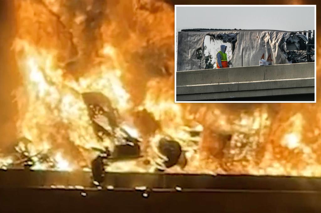 Michigan highway inferno kills at least 4 helpless motorists as semi truck slams into stopped traffic and explodes