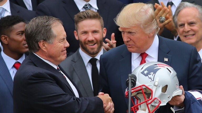 Donald Trump went on a podcast co-hosted by Bill Belichick