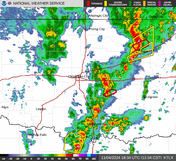 Oklahoma City under Tornado Watch Sunday after overnight tornado outbreak