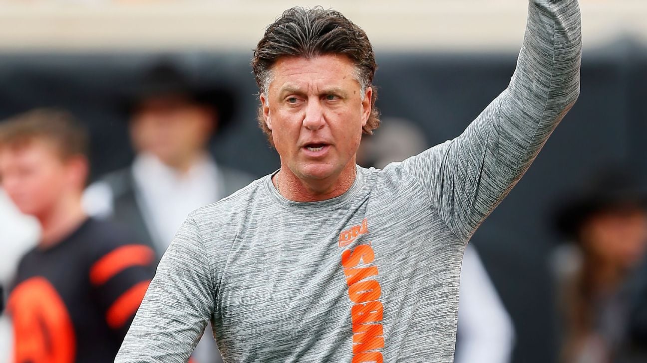 Oklahoma State coach Mike Gundy urges 'trust' amid 6-game slide