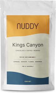 Kings Canyon Coffee Blend 1kg for $39.19 & Free Delivery @ Nuddy Coffee